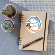 Load image into Gallery viewer, Mermaid Attina's Logo Sticker - white matte