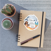 Load image into Gallery viewer, Mermaid Attina's Mission Sticker - white glossy