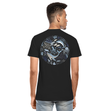 Load image into Gallery viewer, Planet Ocean Men’s Premium Organic T-Shirt - black