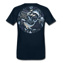 Load image into Gallery viewer, Planet Ocean Men’s Premium Organic T-Shirt - deep navy
