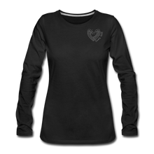 Load image into Gallery viewer, Women's Premium Long Sleeve T-Shirt - black