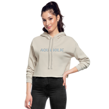 Load image into Gallery viewer, Aquaholic Cropped Hoodie