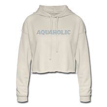 Load image into Gallery viewer, Aquaholic Women's Cropped Hoodie - dust