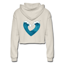 Load image into Gallery viewer, Aquaholic Women's Cropped Hoodie - dust