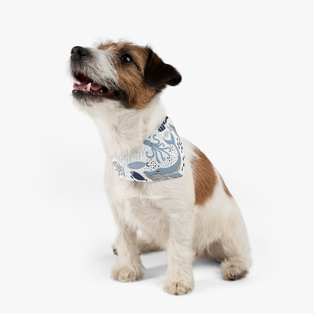 Planet Ocean Pet Bandana Collar