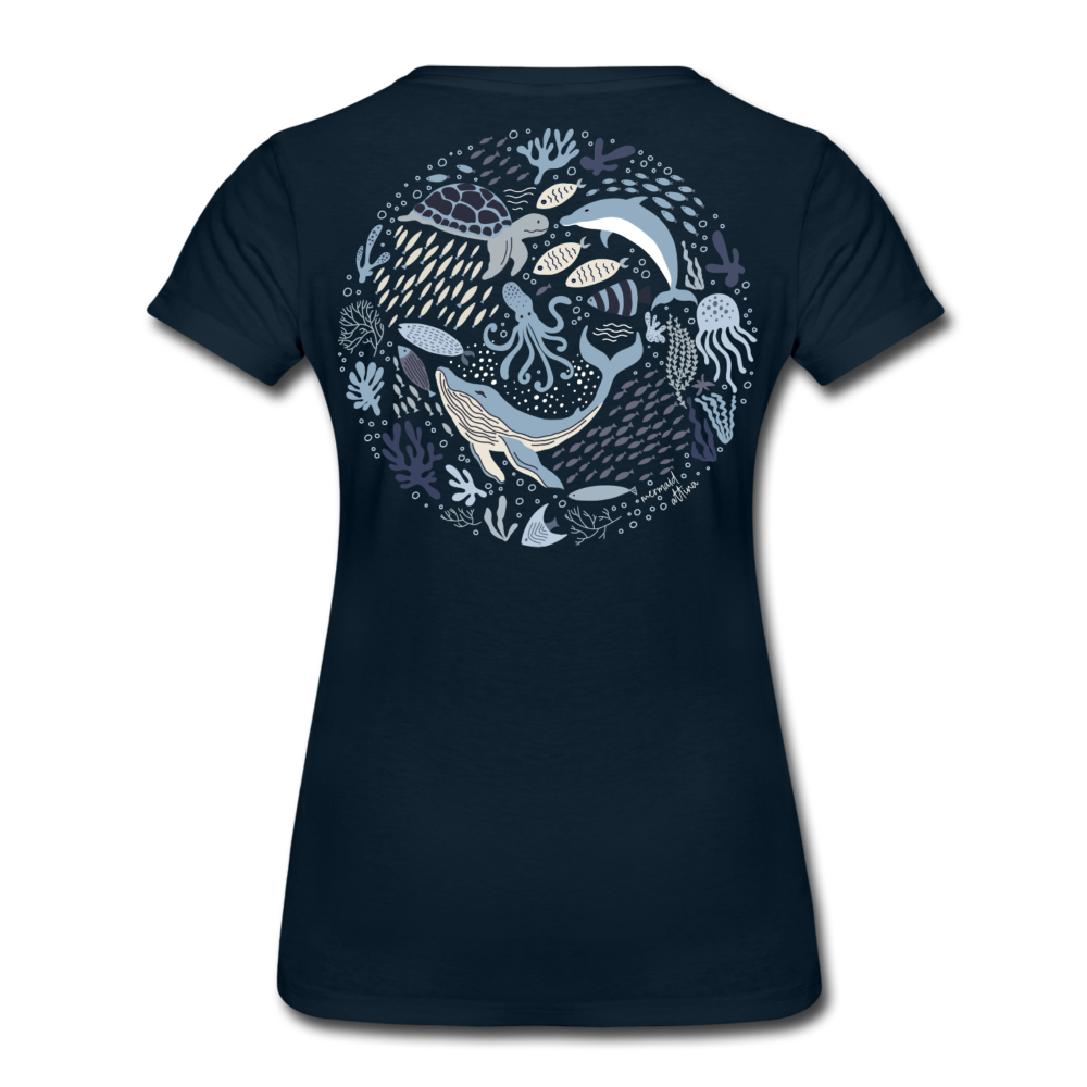 Ocean's Child Women's Short Sleeve - Darks - deep navy