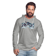 Load image into Gallery viewer, Theirs First - Unisex Lightweight Terry Hoodie - heather gray
